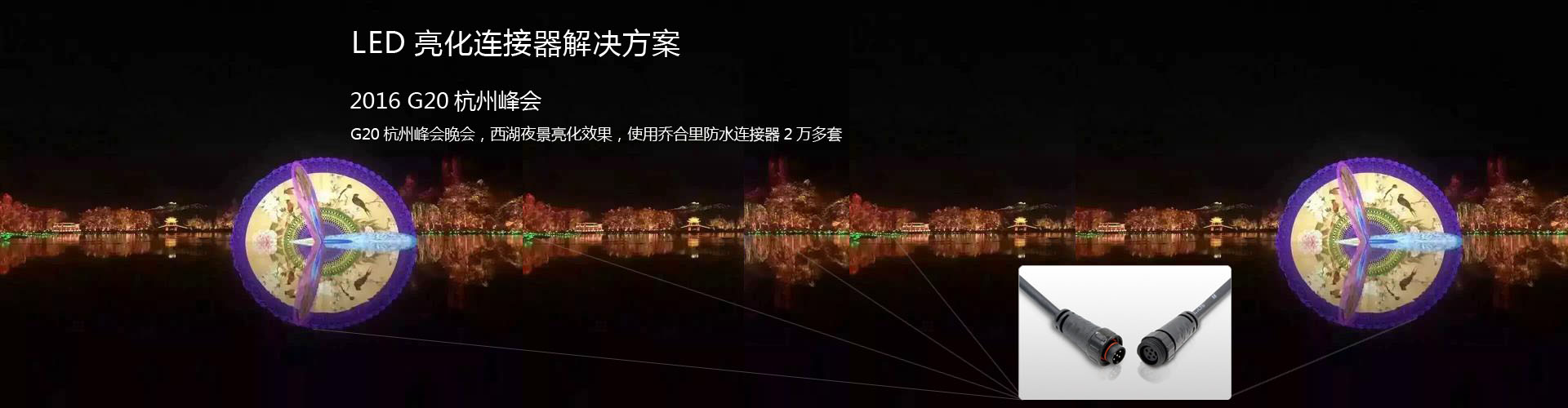 2016 G20杭州峰会使用乔合里连接器2万多套
